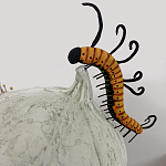 Статуэтка фантастический фрукт Exotic Tropical Fruit orange and white 67 варинант исполнения - 3 | Loft Concept в Ижевске