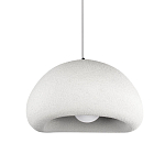 Подвесной светильник с куполообразным белым фактурным абажуром Sergey Makhno варинант исполнения - 1 | Loft Concept в Ижевске