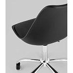 Офисный стул на металлическом основании EGGERY Black пластик варинант исполнения - 3 | Loft Concept в Ижевске