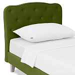 Кровать с мягким изголовьем Luna Palmer Bed варинант исполнения - 6 | Loft Concept в Ижевске