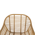 Стул с ротанговым плетением Wicker Half Chair с подлокотниками варинант исполнения - 4 | Loft Concept в Ижевске