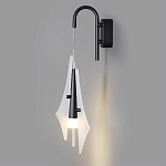 Бра черного цвета с плафоном из рельефного стекла Glass Pod варинант исполнения - 4 | Loft Concept в Ижевске