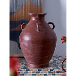 Ваза бордовая с 4-мя фактурными ручками Vase Burgundy Glaze варинант исполнения - 4 | Loft Concept в Ижевске