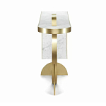 Консоль белая геометрической формы Collision варинант исполнения - 1 | Loft Concept в Ижевске