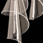 Люстра каскадная с 10-ю прозрачными плафонами Wave Line варинант исполнения - 9 | Loft Concept в Ижевске