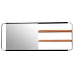 Настенное зеркало с двумя полками Two Shelves Functional Mirrors варинант исполнения - 1 | Loft Concept в Ижевске