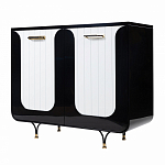 Черно-белый распашной комод Accordo варинант исполнения - 2 | Loft Concept в Ижевске