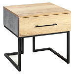 Тумба прикроватная с ящиком в стиле лофт Urban Style Space 2 варинант исполнения - 2 | Loft Concept в Ижевске