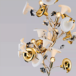 Торшер в виде белых и золотых цветов каллы Refined Taste of Light варинант исполнения - 3 | Loft Concept в Ижевске