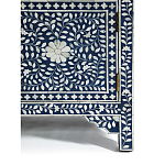 Комод инкрустация костью ORIENTAL Indian синий орнамент варинант исполнения - 5 | Loft Concept в Ижевске