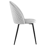 Мягкий стул в сером велюре Miruna Chair варинант исполнения - 5 | Loft Concept в Ижевске