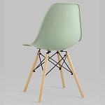 Пластиковый стул на ножках из массива бука Eames Mint варинант исполнения - 5 | Loft Concept в Ижевске