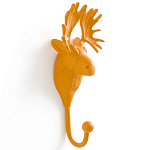 Настенный крючок голова оленя Deer Wall Hook Mustard варинант исполнения - 2 | Loft Concept в Ижевске