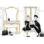 Megan Hess. Te Lttle Blk Dess варинант исполнения - 8 | Loft Concept в Ижевске