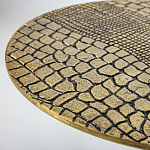 Кофейный столик с металлической столешницей Amphibian варинант исполнения - 3 | Loft Concept в Ижевске