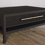 Кофейный стол Primo с двумя ящиками Темный орех варинант исполнения - 3 | Loft Concept в Ижевске