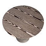 Стол барный круглый высокий с полосатым узором Zebroids варинант исполнения - 2 | Loft Concept в Ижевске