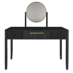 Туалетный Стол с зеркалом Primo Черный дуб варинант исполнения - 9 | Loft Concept в Ижевске