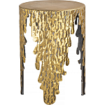 Столик дизайнерский Copper streaks варинант исполнения - 1 | Loft Concept в Ижевске