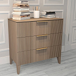 Комод коричневого цвета с 3-мя ящиками Harper Line варинант исполнения - 2 | Loft Concept в Ижевске