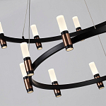 Люстра подвесная с двумя круглыми ярусами и цилиндрическими плафонами Arnaut Light варинант исполнения - 5 | Loft Concept в Ижевске