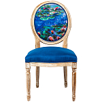 Стул из натурального бука с цветочным принтом Impressionism in Art варинант исполнения - 1 | Loft Concept в Ижевске