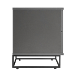 Тумба прикроватная цвета графит с ящиками Strict Lines варинант исполнения - 6 | Loft Concept в Ижевске