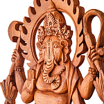 Панно из дерева Ганеша Panel With Animals варинант исполнения - 2 | Loft Concept в Ижевске