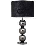 Настольная лампа с основанием в виде металлических сфер Balance Table Lamp Black варинант исполнения - 1 | Loft Concept в Ижевске