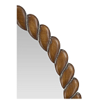 Зеркало с текстурной рамой из натурального дерева  Pine Wall Mirror варинант исполнения - 4 | Loft Concept в Ижевске