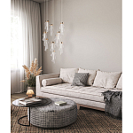 Люстра каскадная с 10-ю прозрачными плафонами Wave Line варинант исполнения - 12 | Loft Concept в Ижевске