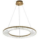 Кольцевая люстра с хрустальным декором Maude Crystal Chandelier варинант исполнения - 2 | Loft Concept в Ижевске