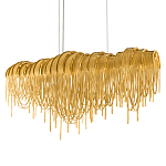 Люстра подвесная с металлическими дугами и длинными цепочками 115 см Atlantis Chain варинант исполнения - 1 | Loft Concept в Ижевске