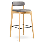 Барный стул из массива ясеня Elegant Ash Shape варинант исполнения - 2 | Loft Concept в Ижевске