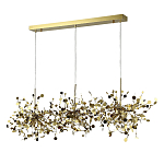 Люстра подвесная из трех частей с металлическими круглыми элементами Terzani Argent варинант исполнения - 3 | Loft Concept в Ижевске