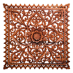 Панно из дерева квадратное Tracery Panel With Trees варинант исполнения - 1 | Loft Concept в Ижевске