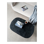 Столик кофейный черного цвета с овальной столешницей и круглым основанием Black Dalmen Table варинант исполнения - 9 | Loft Concept в Ижевске