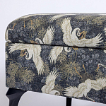 Банкетка с принтом из журавлей Crane варинант исполнения - 3 | Loft Concept в Ижевске