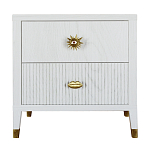 Тумба прикроватная с двумя ящиками Elsa Dreams White варинант исполнения - 5 | Loft Concept в Ижевске