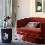 Приставной столик черного цвета AMORPHOUS варинант исполнения - 5 | Loft Concept в Ижевске