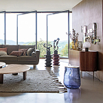 Фигурный приставной столик черного цвета AMORPHOUS варинант исполнения - 7 | Loft Concept в Ижевске