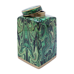 Ваза с малахитовым узором MALACHITE варинант исполнения - 3 | Loft Concept в Ижевске