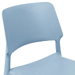 Пластиковый стул на ножках из массива бука Ferret Blue варинант исполнения - 5 | Loft Concept в Ижевске