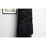 Напольная лампа черная с текстильными элементами "ЯРВИ" варинант исполнения - 4 | Loft Concept в Ижевске