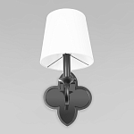 Бра с белым текстильным абажуром и фигурным основанием с зеркальной вставкой Vitorino варинант исполнения - 10 | Loft Concept в Ижевске