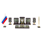 Настольный письменный набор из нефрита на ножках Executive Recruitment варинант исполнения - 1 | Loft Concept в Ижевске