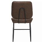 Стул с темно-коричневой обивкой из экокожи Benderson варинант исполнения - 4 | Loft Concept в Ижевске