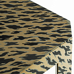 Дизайнерский кофейный стол с рисунком леопард Neytiri Beige Leopard варинант исполнения - 2 | Loft Concept в Ижевске