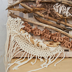 Большая Абстрактное Панно из веток и нитей Dryad Wall Art варинант исполнения - 3 | Loft Concept в Ижевске