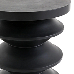 Фигурный приставной столик черного цвета AMORPHOUS варинант исполнения - 2 | Loft Concept в Ижевске